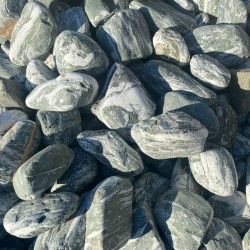 Galet de Marbre White Green