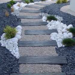 Galet de Marbre Blanc Pur