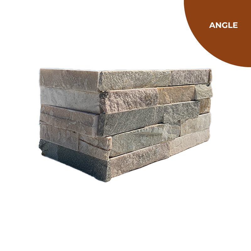 Angle plaquette Deco Panel Quartzite Mélangée