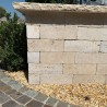 Bordure Travertin Beige Mix finition vieillie tambour