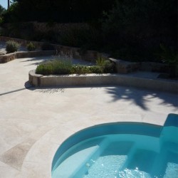 Bain Romain Travertin Beige Ivoire Modern Finish