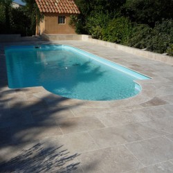 Bain Romain Travertin Beige Ivoire Modern Finish