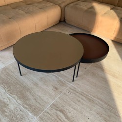 Dallage Travertin Royal Beige finition brossée