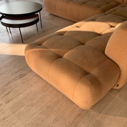 Dallage Travertin Royal Beige finition brossée