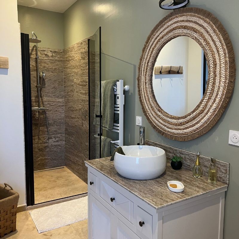 Dallage Travertin Silver finition brossée royal premium