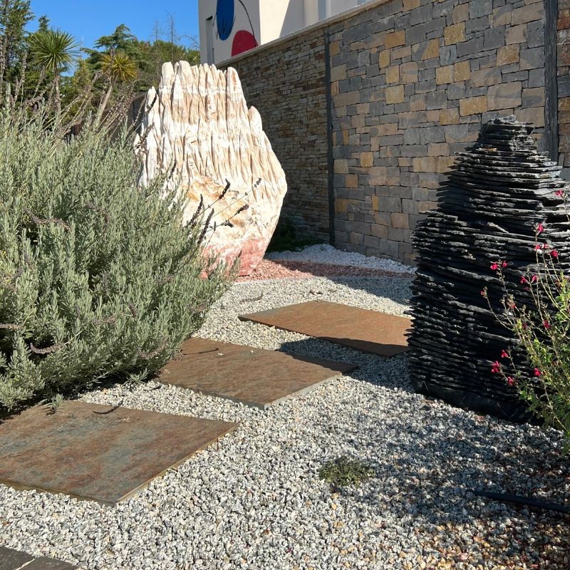 Pas Japonais Ardoise Automne