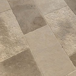 Dallage Montpellier Beige Mix finition cottage