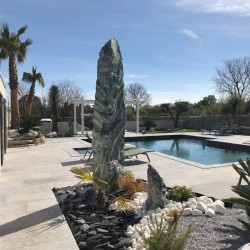 Dallage Auxerre finition sablée brossée