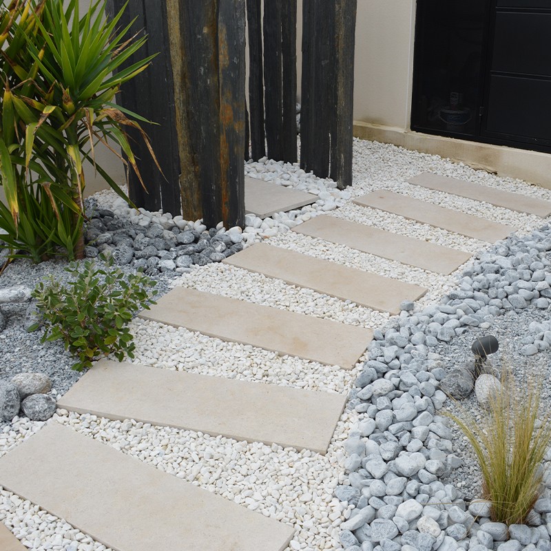 Pas Japonais Chamalières finition sablée brossée