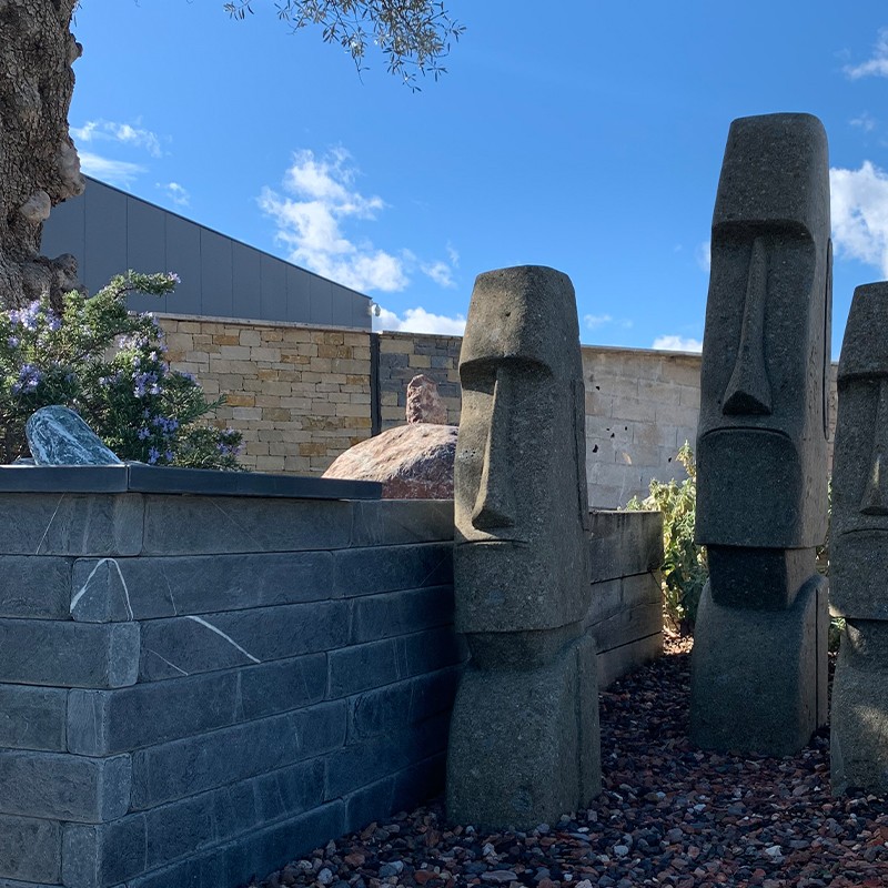 Tête de Moaï - Haut 180 cm