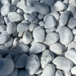 Galet de Marbre Blanc Carrare