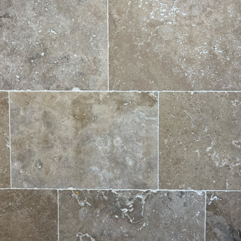 Nez de Marche Retombé Travertin Classic Mix finition vieillie tambour