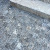 Pavés Travertin Silver Rustic finition vieillie