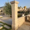 Pilier Montpellier Beige en pierre massive