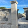 Pilier Montpellier Beige en pierre massive