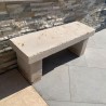 Banc Montpellier Beige finition vieux patrimoine