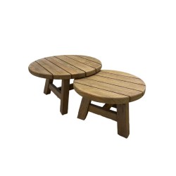 Table Basse Teck Massif Naturel