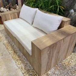 Canapé en Teck Massif Naturel Hawaï