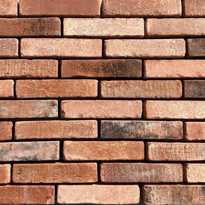 Briquette Terre Cuite Rouge Patinée finition vieux patrimoine