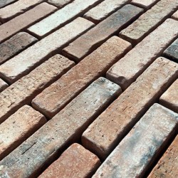 Briquette Terre Cuite Rouge Patinée finition vieux patrimoine