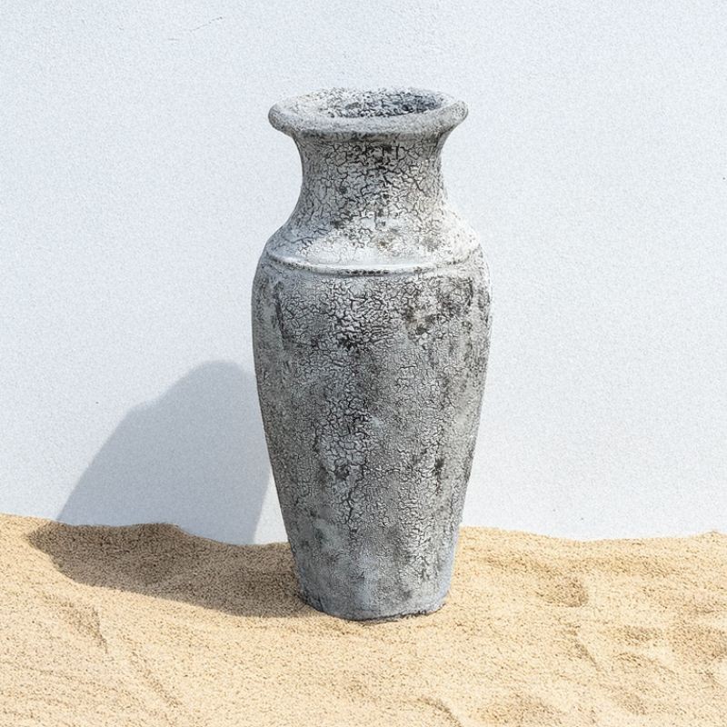 Pot Naely Cream & Black Cracking