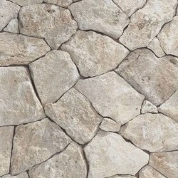 Angle Pierre de Parement Géoperles Travertin Beige Mix