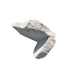 Angle Pierre de Parement Géoperles Travertin Beige Mix