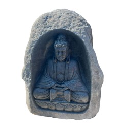 Statue Bouddha Rock Naturel