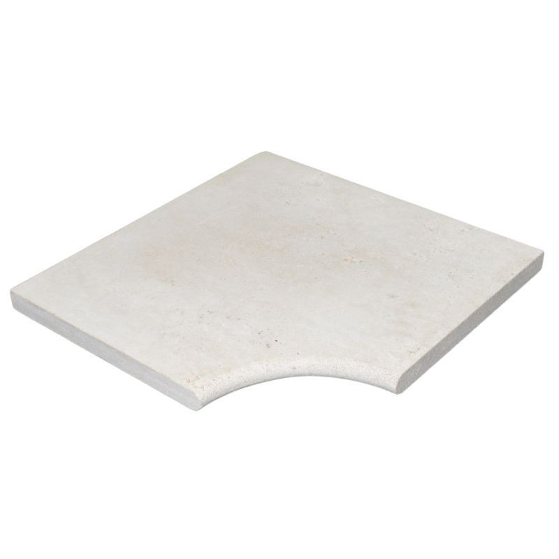 Angle rentrant Travertin Beige Mix finition vieille texture