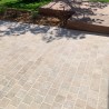 Pavés Travertin Beige Rustic finition vieillie