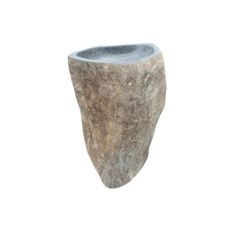 Vasque sur pied Basalte Rock Naturel