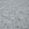 Pavés Travertin Silver Rustic finition vieillie