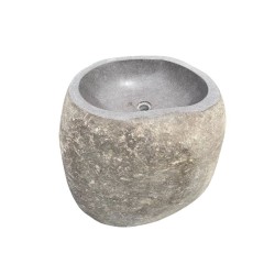 Vasque sur pied Basalte Rock Naturel