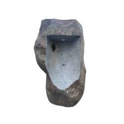 Vasque sur pied Basalte Rock Naturel