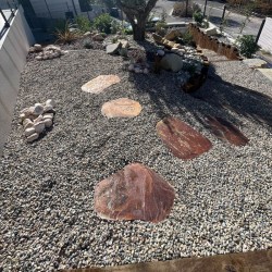 Pas Japonais Ardoise Corten Forme Libre