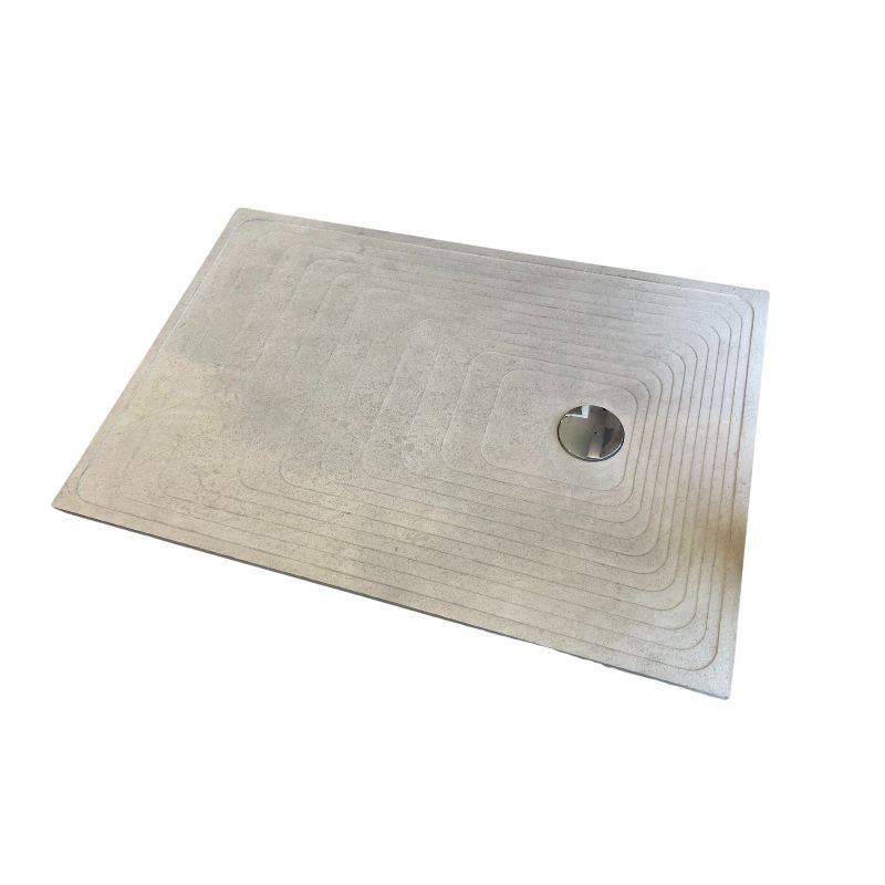 Receveur Ibiza finition brossée