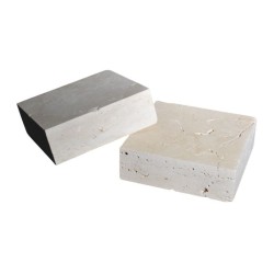 Pavés Travertin Beige Rustic finition vieillie