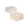 Hexagone Travertin Beige Ivoire Modern Finish