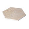 Hexagone Travertin Beige Ivoire Modern Finish
