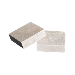 Pavés Travertin Beige Rustic finition vieillie