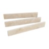 Plinthe Travertin Beige Ivoire finition vieillie tambour