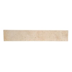 Plinthe Travertin Beige Ivoire finition vieillie tambour