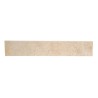 Plinthe Travertin Beige Ivoire finition vieillie tambour