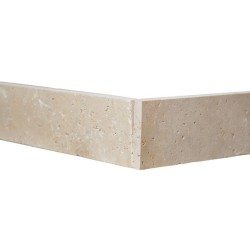 Plinthe Travertin Beige Ivoire finition vieillie tambour