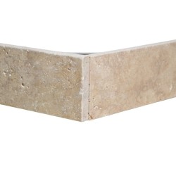 Plinthe Travertin Beige Classique finition vieillie main