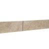 Plinthe Travertin Beige Classique finition vieillie main
