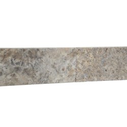 Plinthe Travertin Silver finition vieillie Rustic
