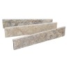 Plinthe Travertin Silver finition vieillie Rustic