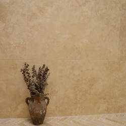 Dallage Travertin Beige Ivoire Modern Finish