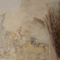 Dallage Travertin Classic Mix Modern Finish